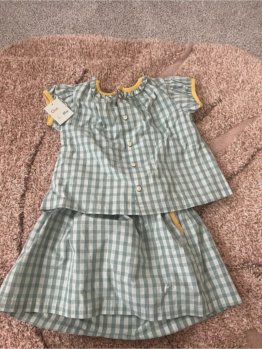 BNWT Oso & Me Skit and Blouse set